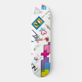 Aufkleber [CMYK/RNBW] Skateboard