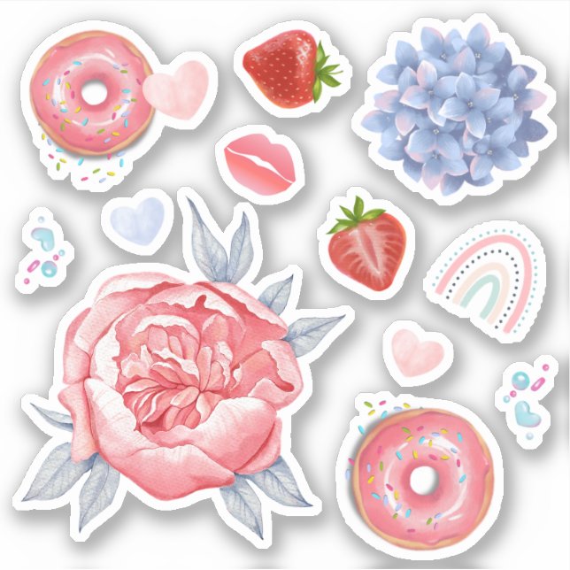 Aufkleber Custom cut vinyl. (Vorderseite)