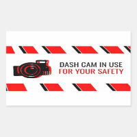 Aufkleber "Dash Cam in Use"