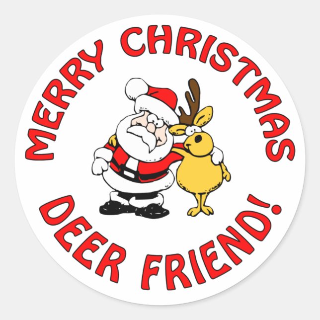 Aufkleber "Deer Friend" (Vorderseite)