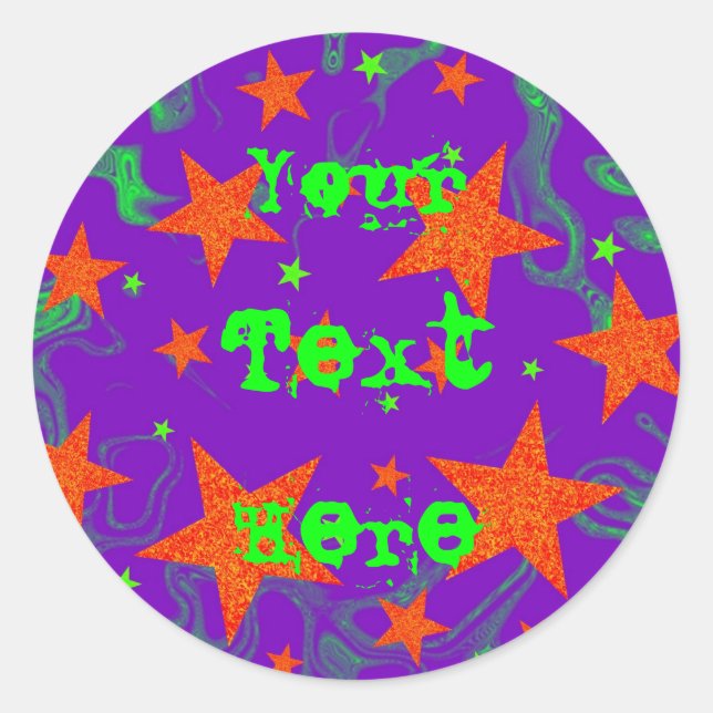 Aufkleber "Dein Text" mit Rechtschreibung (Vorderseite)