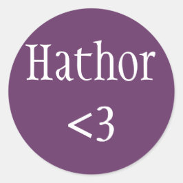 Aufkleber der ägyptischen Göttin Hathor-Liebe