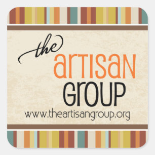 Aufkleber der Artisan Group (Quadrat)