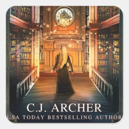 Aufkleber der Bibliothek