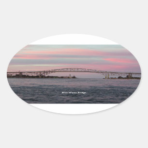 Aufkleber der Blue Water Bridge