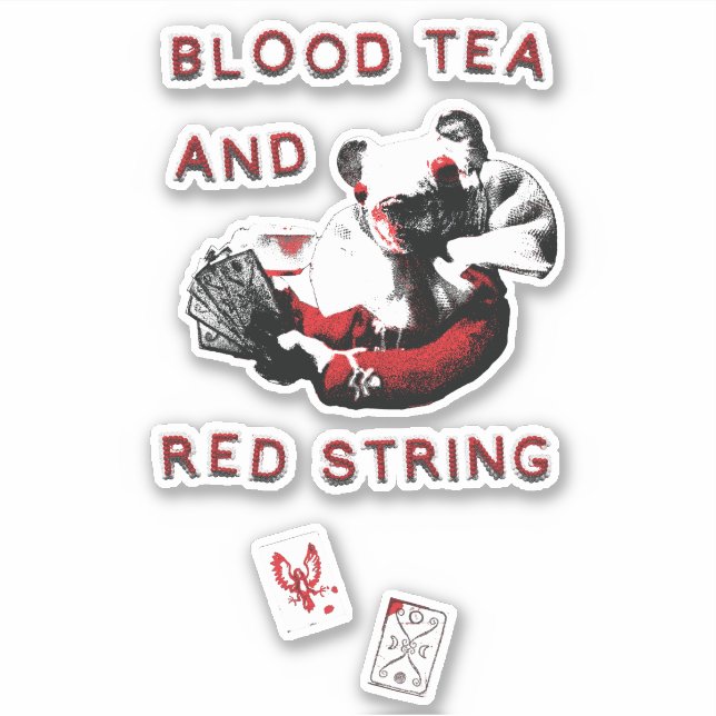 Aufkleber der Maus aus Blood Tea and Red String (Vorderseite)