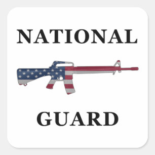 Aufkleber der Nationalgarde-M16