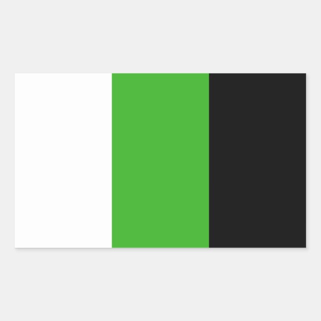 Aufkleber der Neutrois-Flagge (Vorderseite)