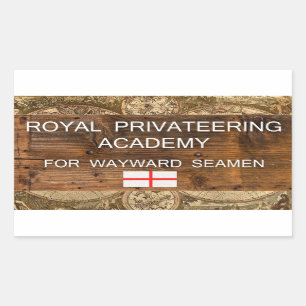 Aufkleber der Royal Privateering Academy OFMD
