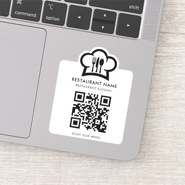 Aufkleber des benutzerdefinierten QR-Codes (Detail)