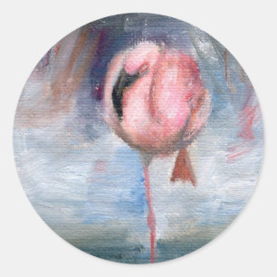 Aufkleber des Flamingo-ACEO