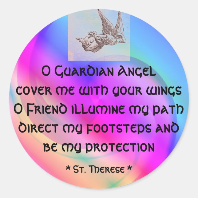Aufkleber des Guardian Angel (Vorderseite)
