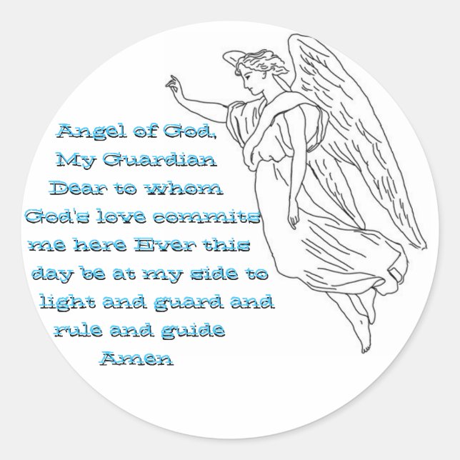 Aufkleber des Guardian Angel (Vorderseite)