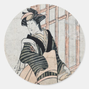 Aufkleber des japanischen Kabuki Theaters