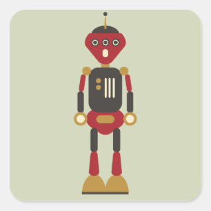 Aufkleber des Roboter-3-Eyed
