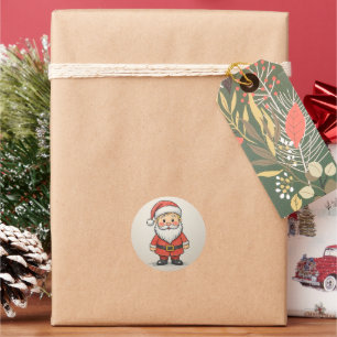 Aufkleber des Weihnachtsmanns