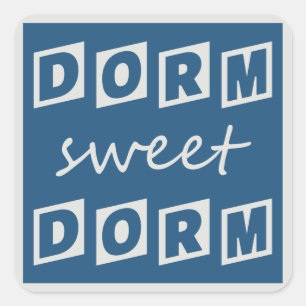 Aufkleber "Dorm Sweet Dorm"