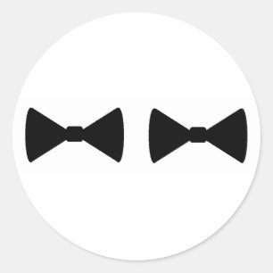 Aufkleber "Double Bow Krawatte"