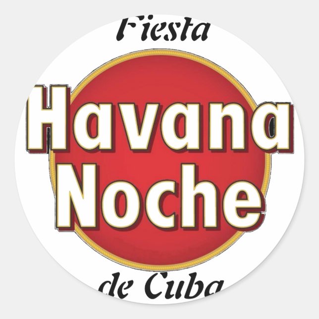 Aufkleber "Fiesta de Cuba" (Vorderseite)