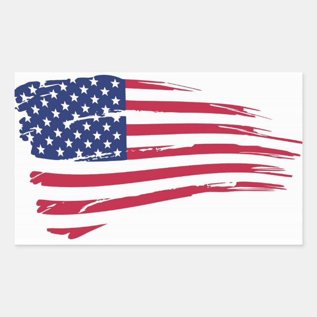 Aufkleber Flagge USA - M1 (Vorderseite)