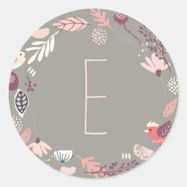 AUFKLEBER | Floral Girl Bunny Baptisse LDS (Vorderseite)