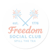 Aufkleber "Freedom Social Club"