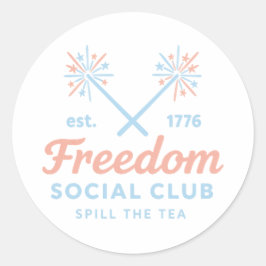 Aufkleber "Freedom Social Club"
