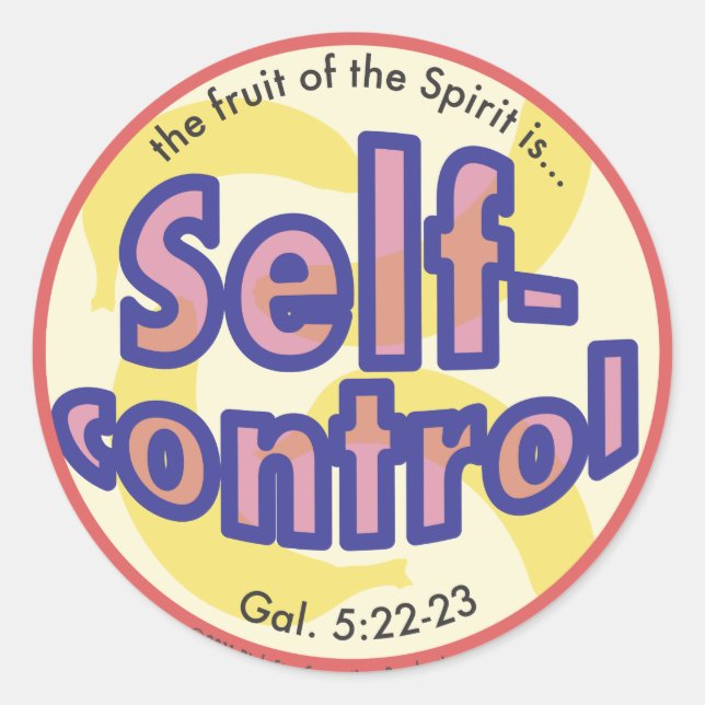 Aufkleber "Fruit of the Spirit Spots" zur Selbster (Vorderseite)