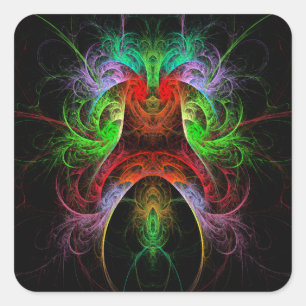Aufkleber für Abstrakt Art Square