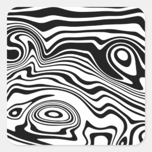 Aufkleber für abstrakte Waves - Sonderfarben