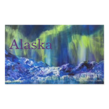 Aufkleber für Alaskan Glacial Reflections