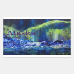 Aufkleber für Alaskan Glacial Reflections