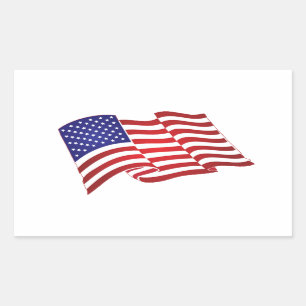 Aufkleber für amerikanische Flaggen
