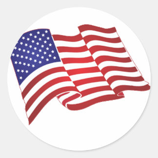 Aufkleber für amerikanische Flaggen