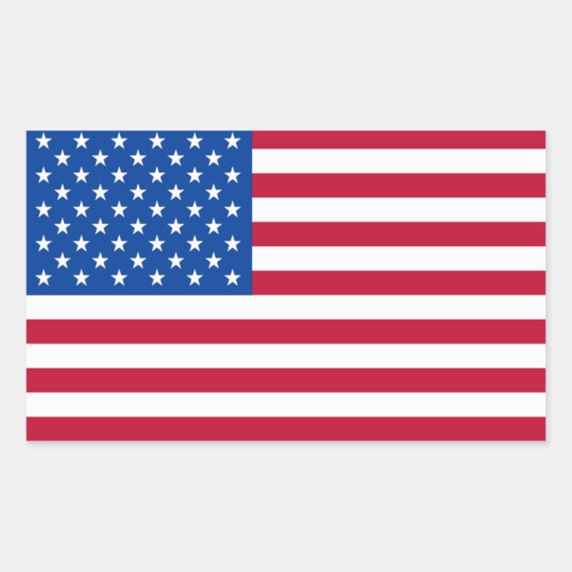 Aufkleber für amerikanische Flaggen (Vorderseite)