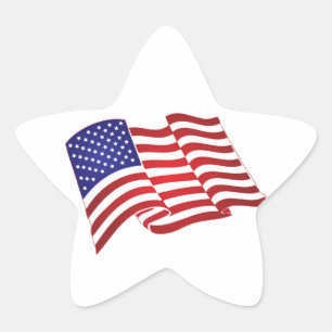 Aufkleber für amerikanische Flaggen