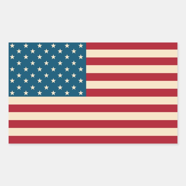 Aufkleber für amerikanische Flaggen (Vorderseite)
