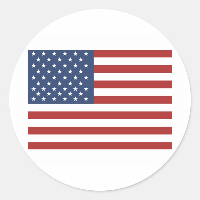 Aufkleber für amerikanische Flaggen (Vorderseite)