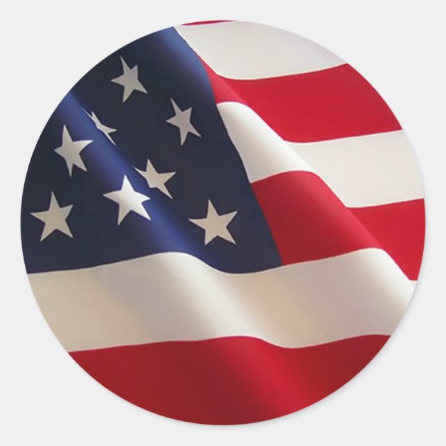 Aufkleber für amerikanische Flaggen (Vorderseite)