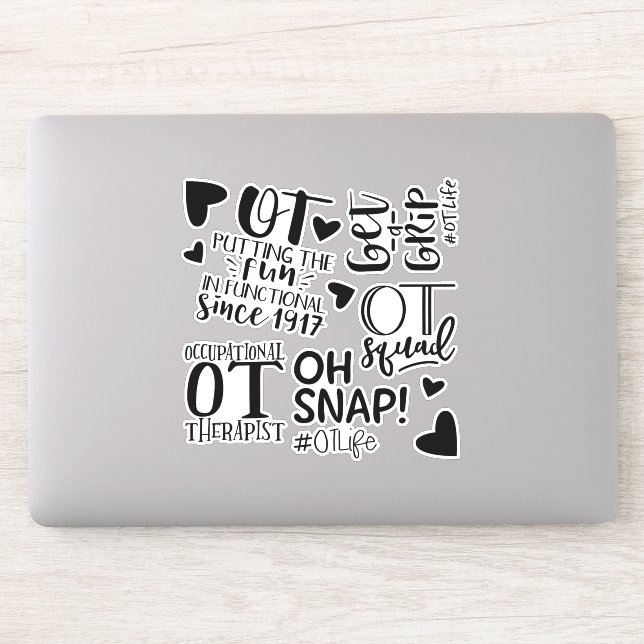 Aufkleber für Arbeitstherapeuten, OT-Geschenk, OT (Computer)