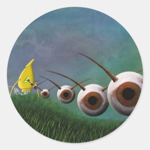 Aufkleber für Augen-Invaders