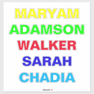 Aufkleber für Autos an der Vorderseite und an der 