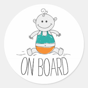 Aufkleber für Baby an Bord