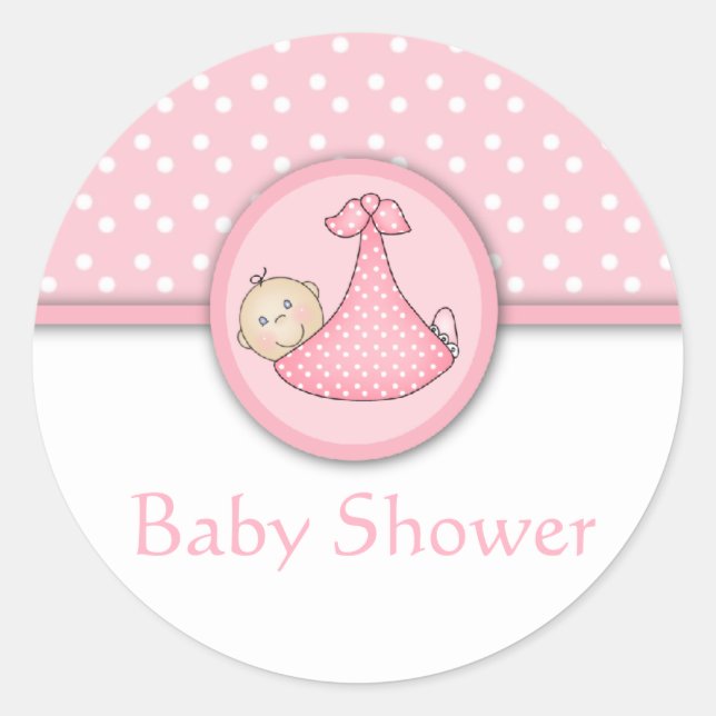 Aufkleber für Babyduschen (Vorderseite)