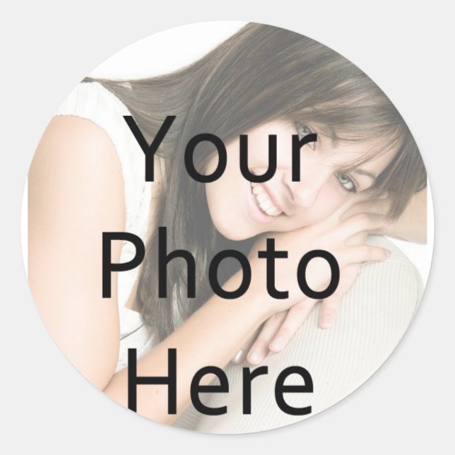 Aufkleber für benutzerdefinierte Fotos (Vorderseite)
