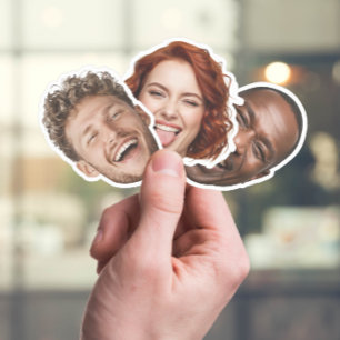 Aufkleber für benutzerdefinierte Gesichtshälfte - 