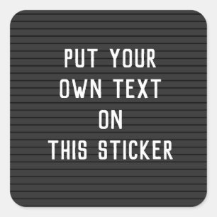 Aufkleber für benutzerdefinierte Letterboards