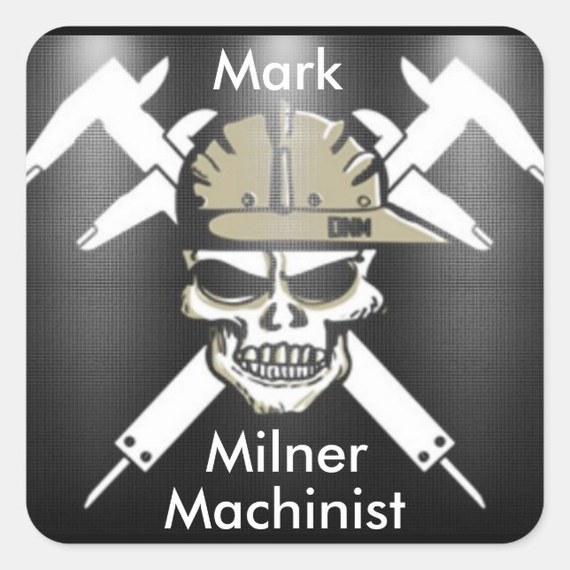 Aufkleber für benutzerdefinierte Maschinen (Vorderseite)