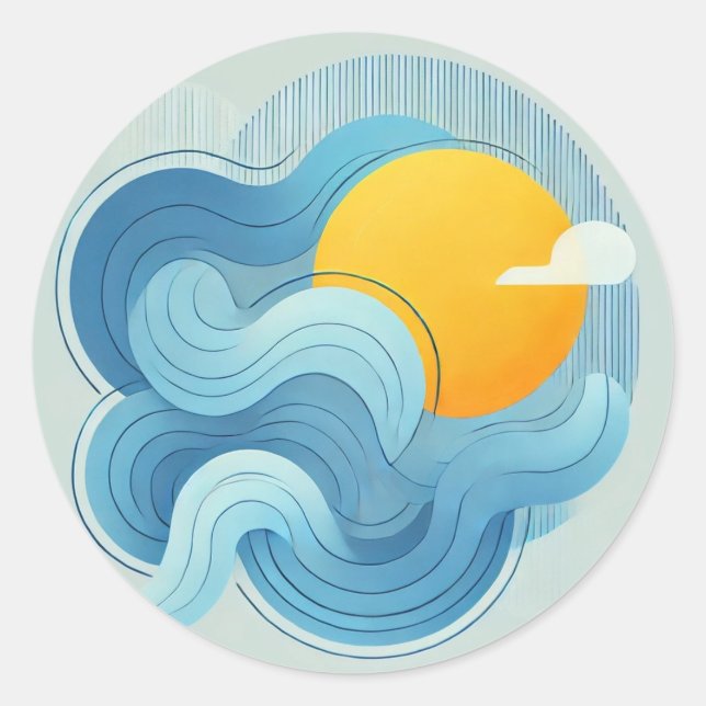 Aufkleber für Blue Sun (Vorderseite)