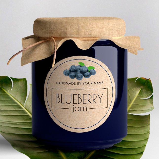 Aufkleber für Blueberry-Marmelade (Von Creator hochgeladen)